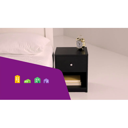 Zipcode Design™ Guilford 19.06'' Tall 1 Drawer Nightstand & Reviews